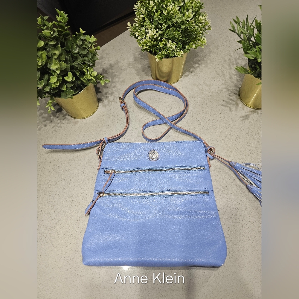 Anne Klein Blue Crossbody Bag